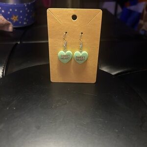 Handmade Sweetheart Heart Earrings